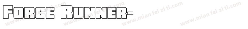 Force Runner字体转换